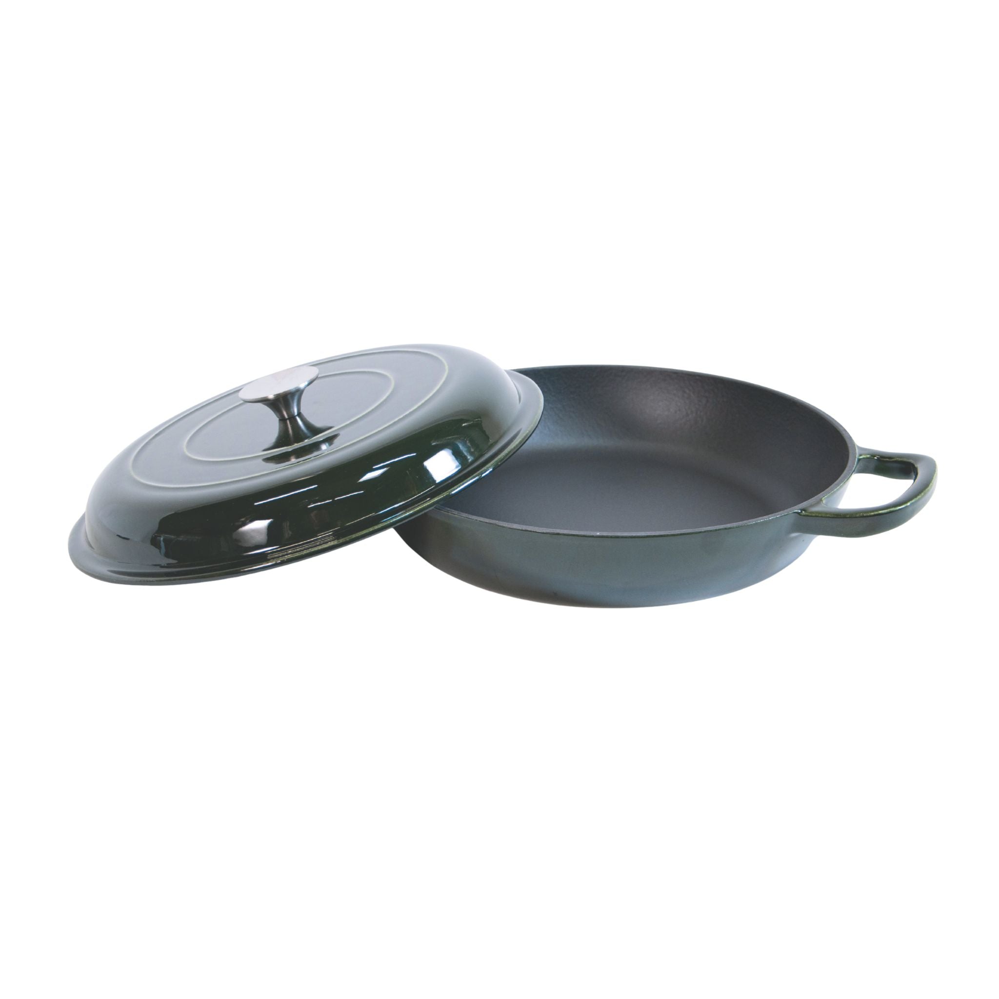 Støpejerns Sautépanne Med Lokk Ø30,5