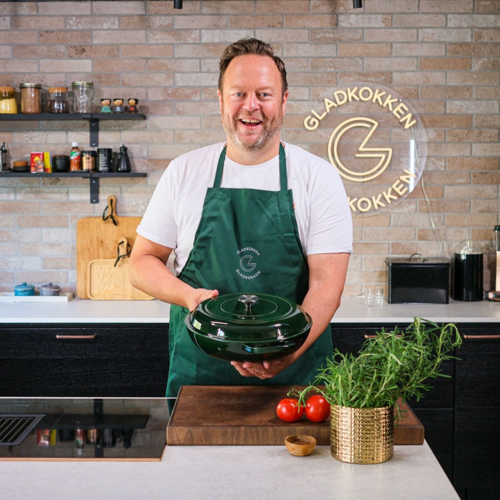 Støpejerns Sautépanne Med Lokk Ø30,5