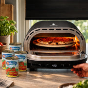 Pizzaovn + 4 bokser San Marzano DOP