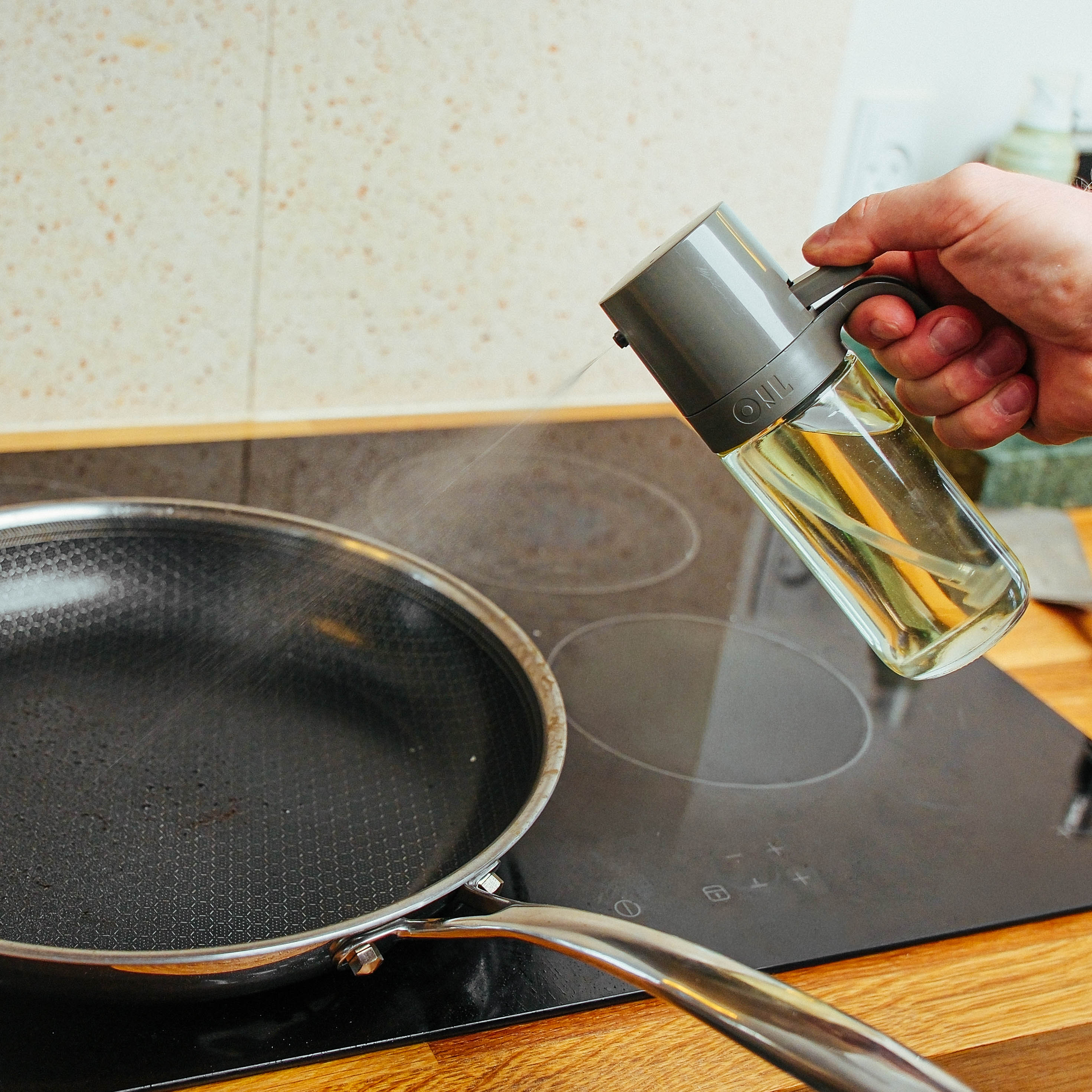 Oljedispenser 250ml – Til airfryer, steking & baking