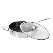 Hybrid Slipp-Lett Sautépanne Med Lokk Ø28