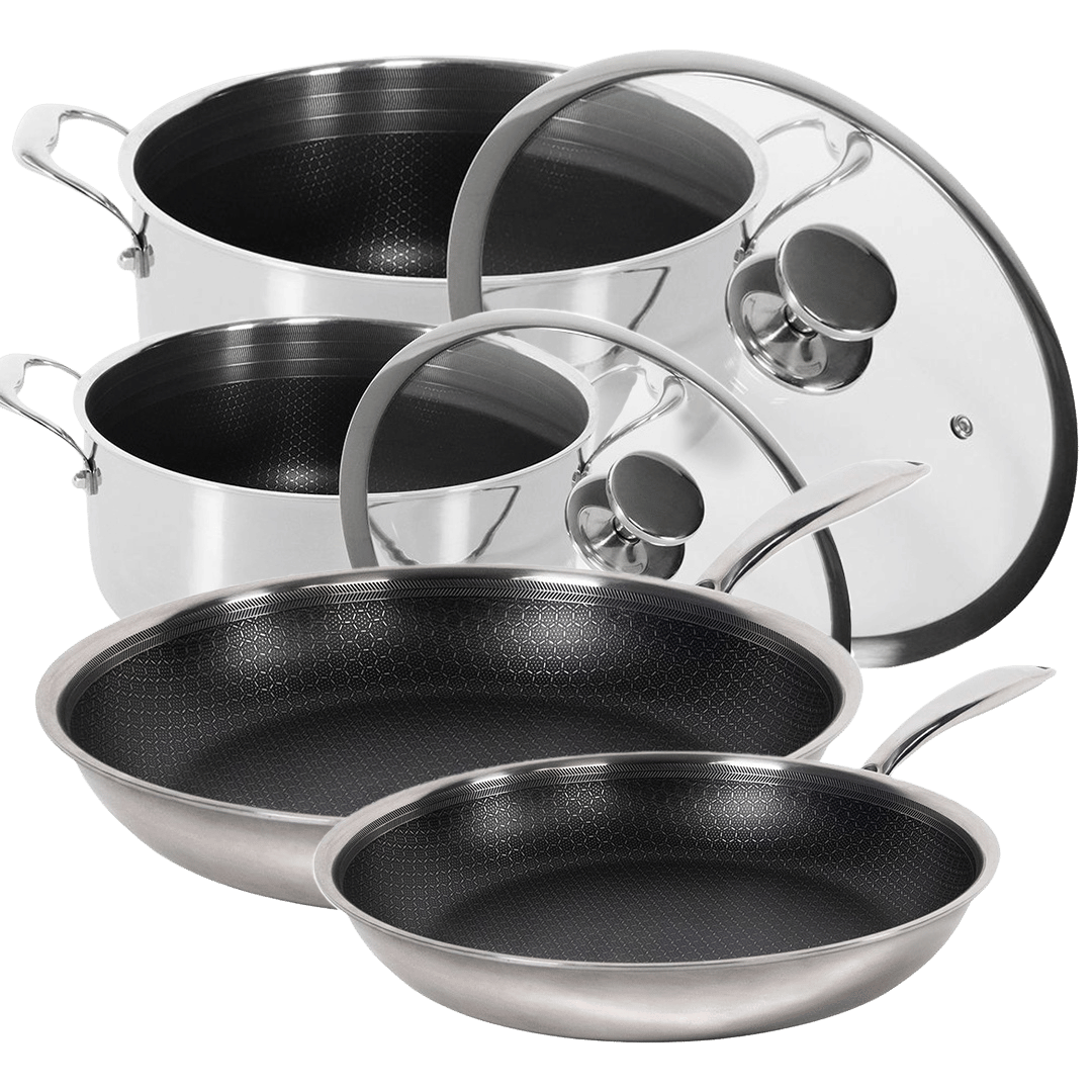 Hybrid Slipp-Lett Stekepanne- & Grytesett (24 & 28 cm)