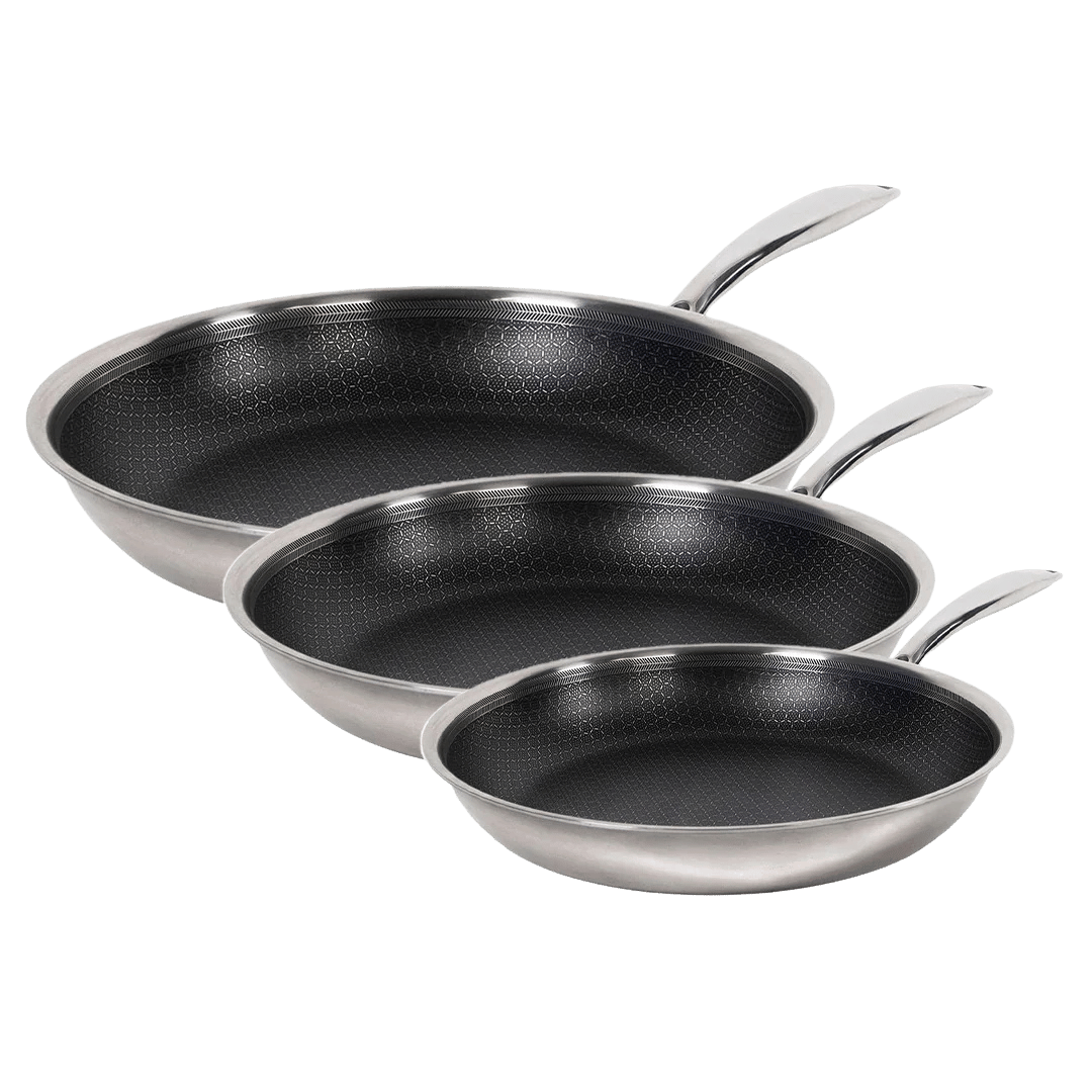 Hybrid Slipp-Lett Stekepannesett (20, 24 & 28 cm)