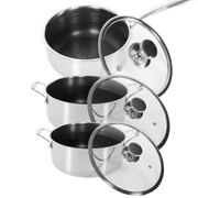 Hybrid slipp-lett sett (Kasserolle Ø16, Gryte Ø20, Gryte Ø28)