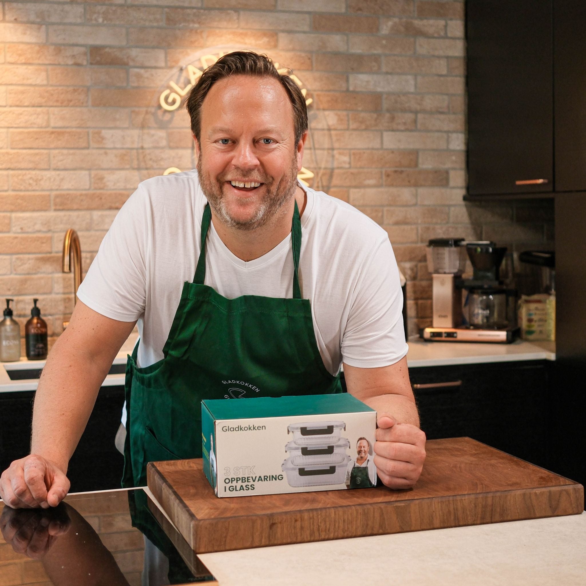 Oppbevaring i glass – 3-pakning