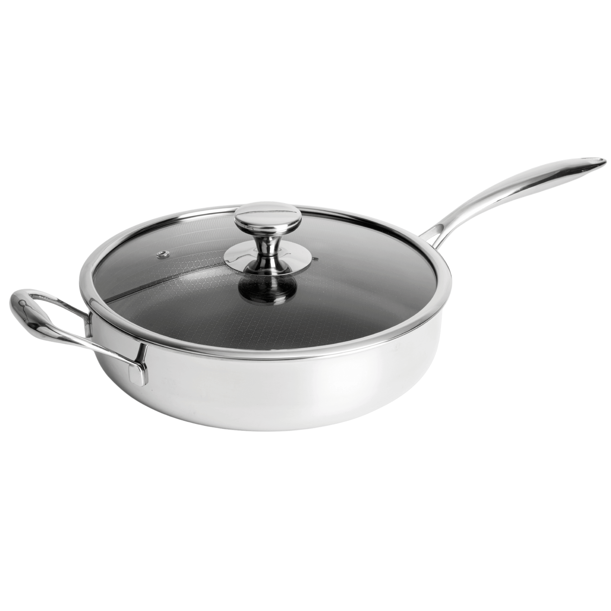 Hybrid Slipp-Lett Sautépanne Med Lokk Ø28