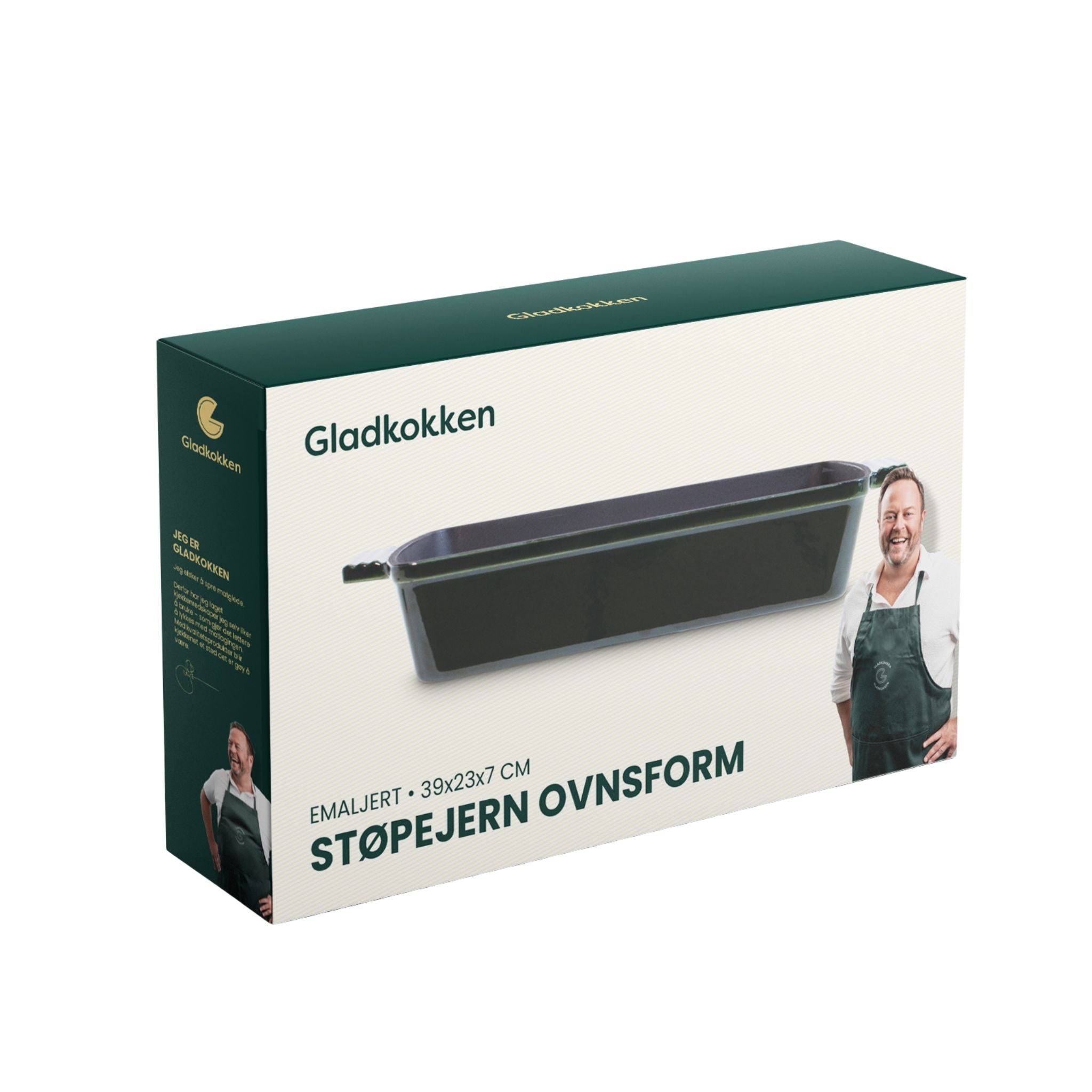Støpejernsform Til Ovn - 39×23×7 cm