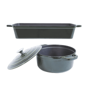 Støpejernsform Til Ovn & Støpejernskasserolle