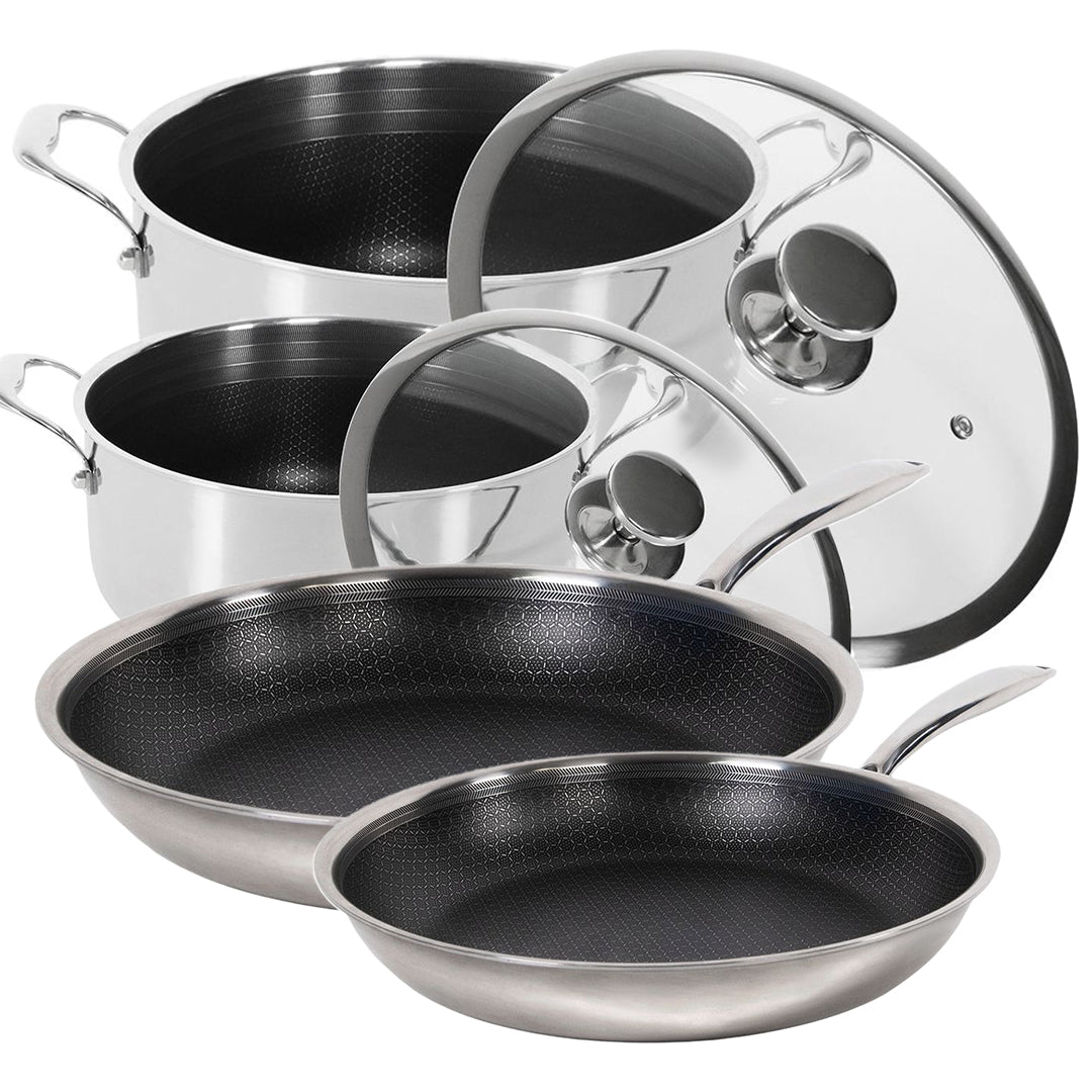 Hybrid Slipp-Lett Stekepanne- & Grytesett (24 & 28 cm)
