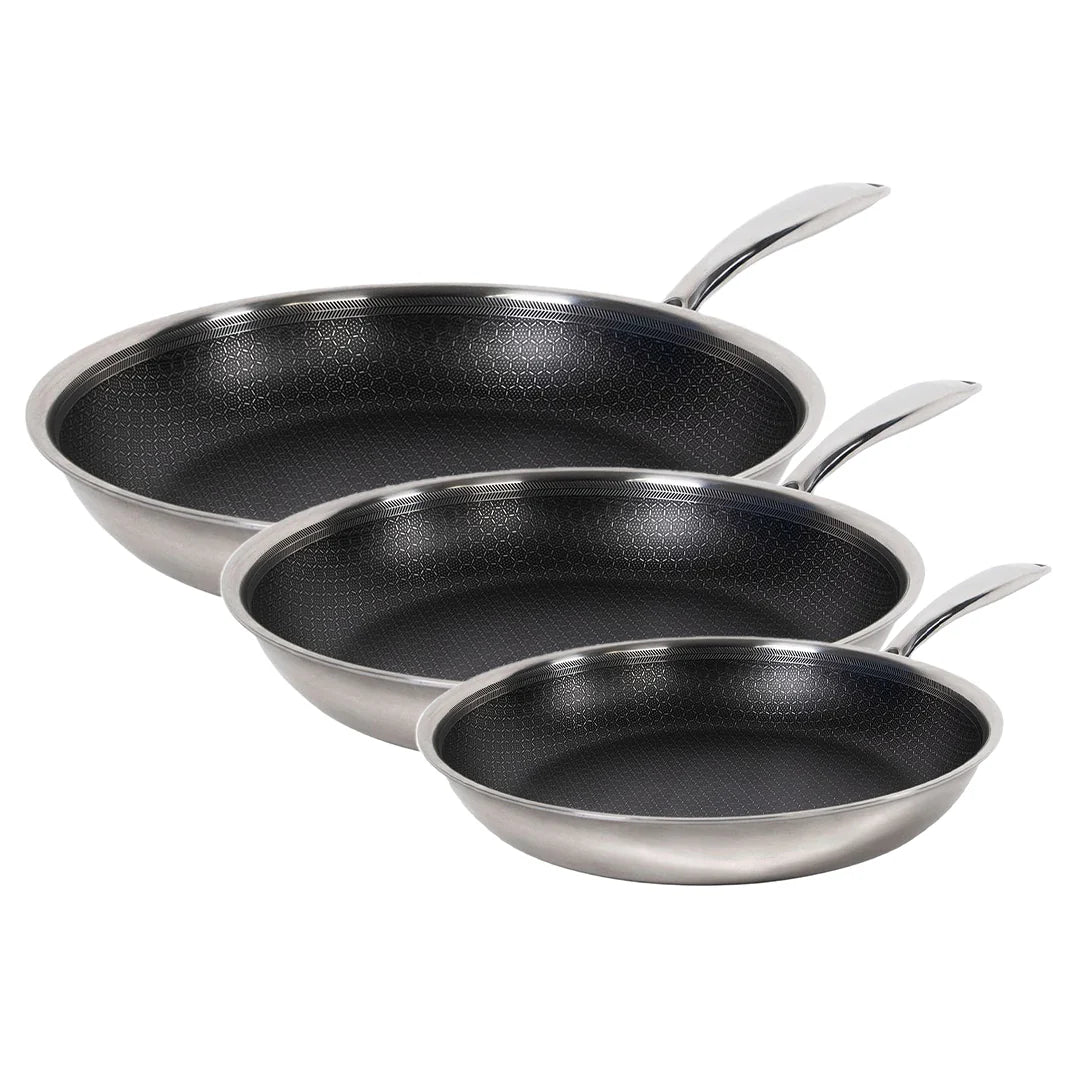 Hybrid Slipp-Lett Stekepannesett (20, 24 & 28 cm)