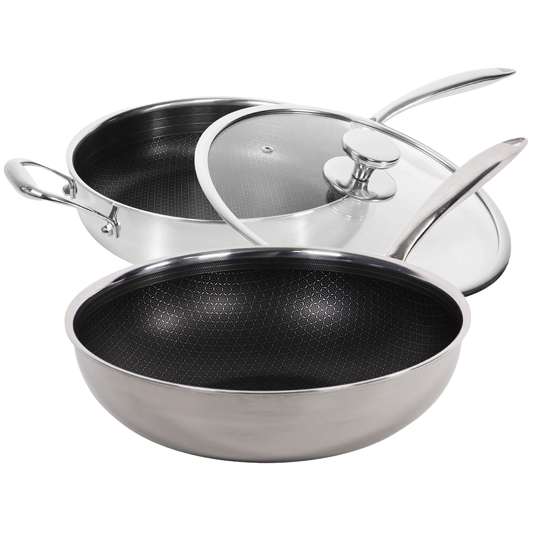 Wok & Sautépanne Slipp-Lett