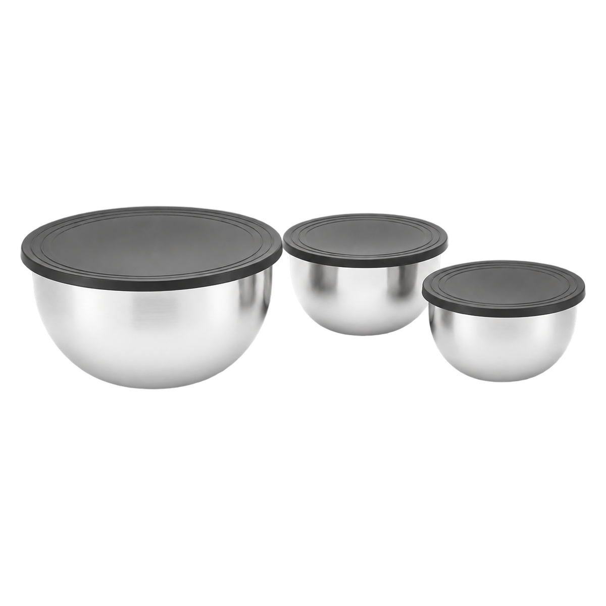 Bakebollesett med lokk – 3 stk