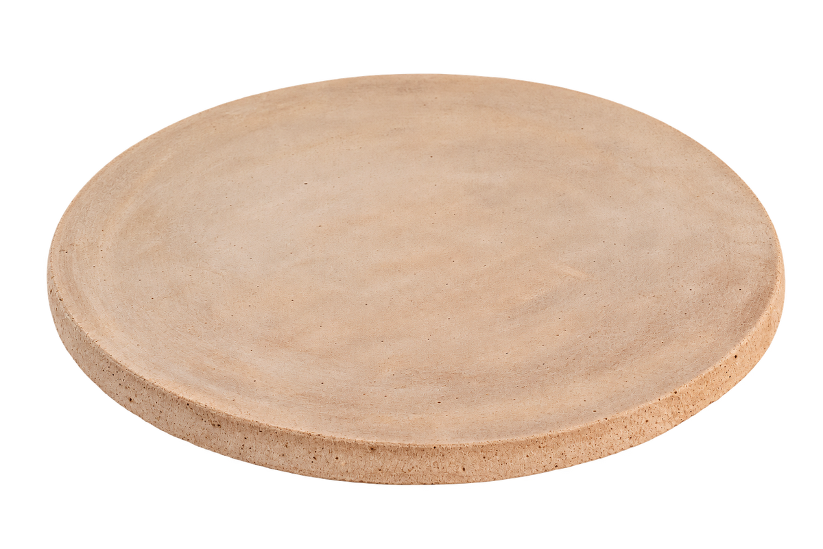 Biscotto-pizzastein Ø33 cm håndlaget av vulkansk leire i Sorrento