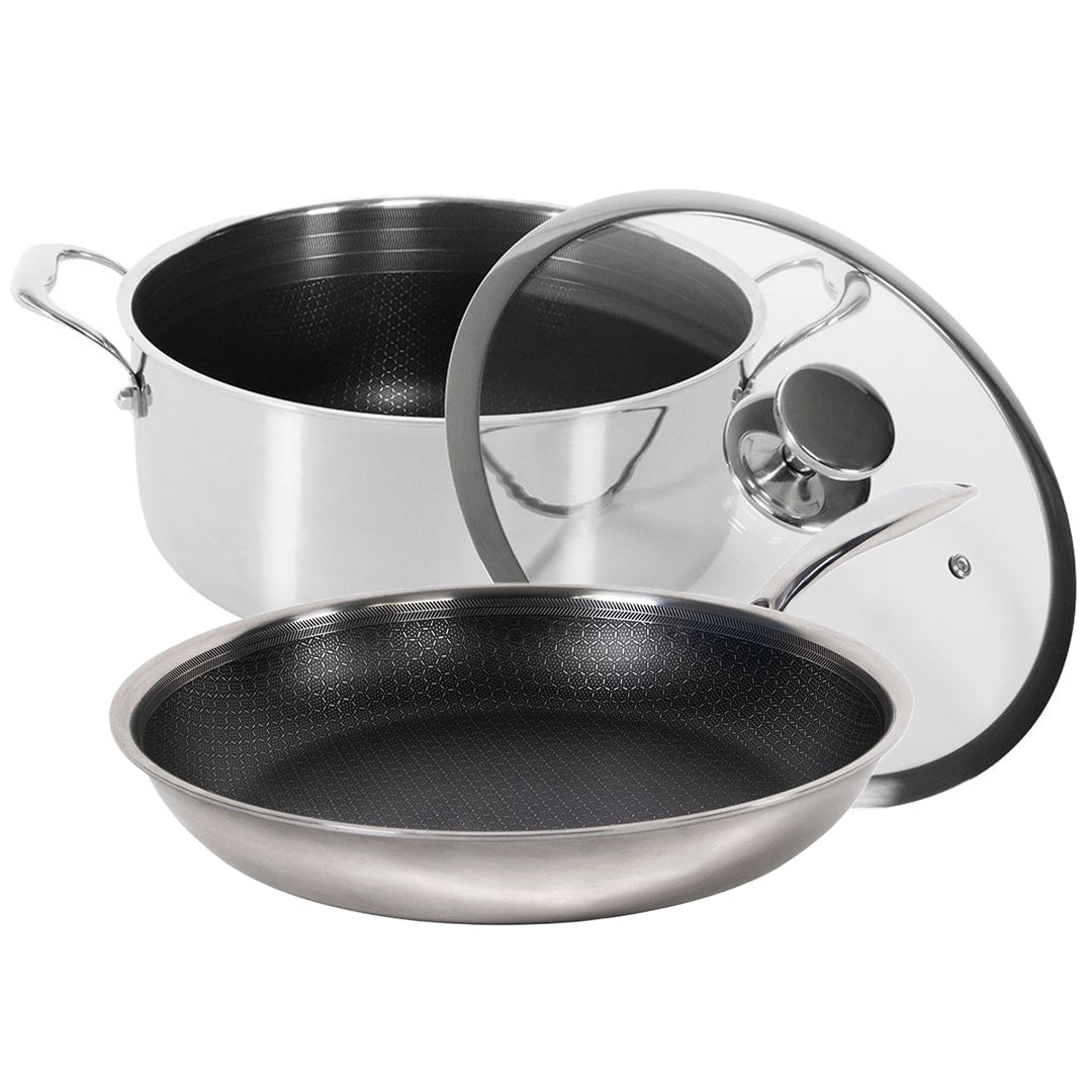 Hybrid Slipp-Lett Gryte & Stekepanne (24 & 28 cm)