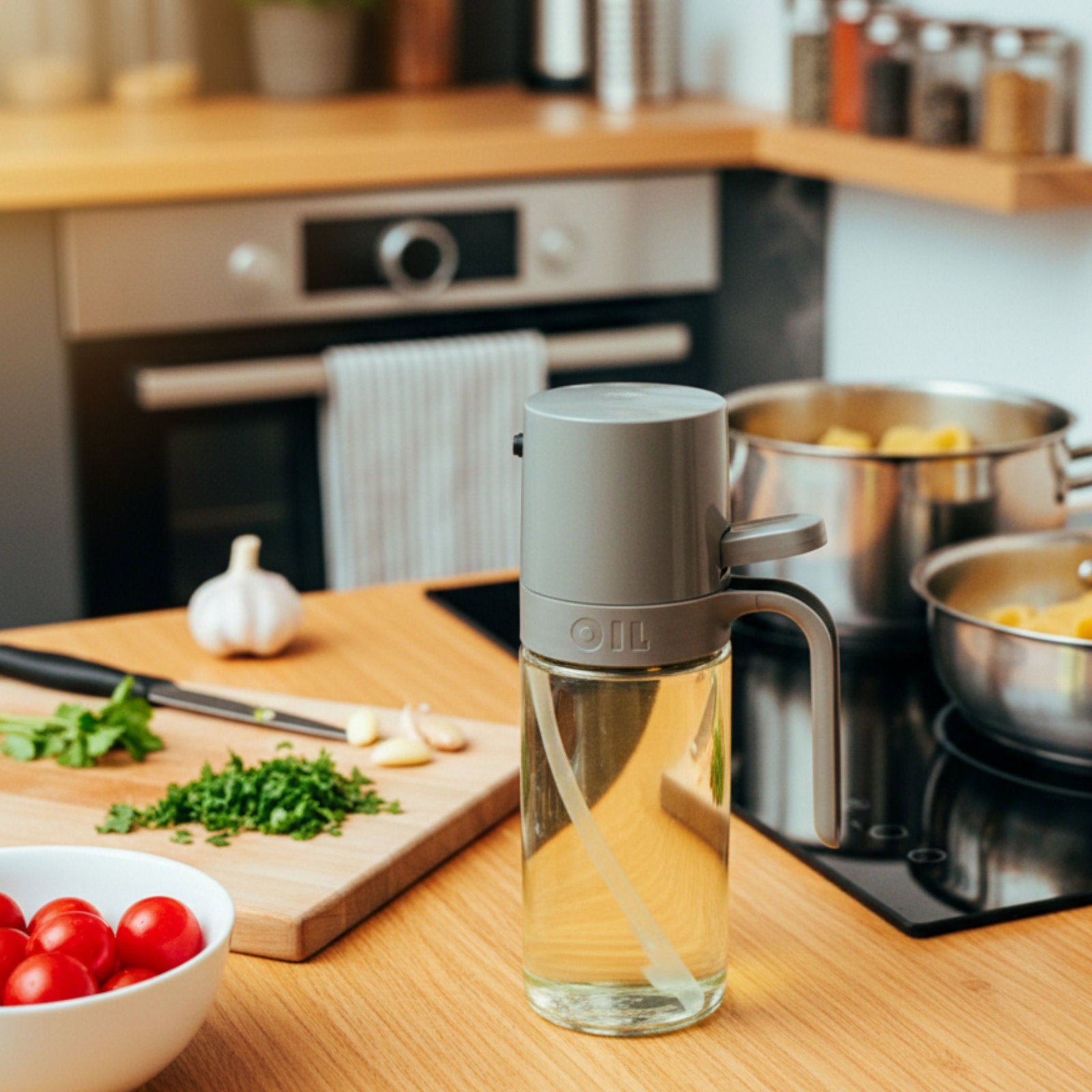 Oljedispenser 250ml – Til airfryer, steking & baking