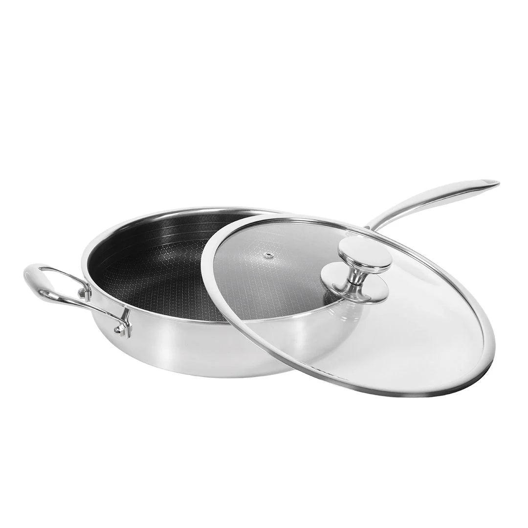 Hybrid Slipp-Lett Sautépanne Med Lokk Ø28